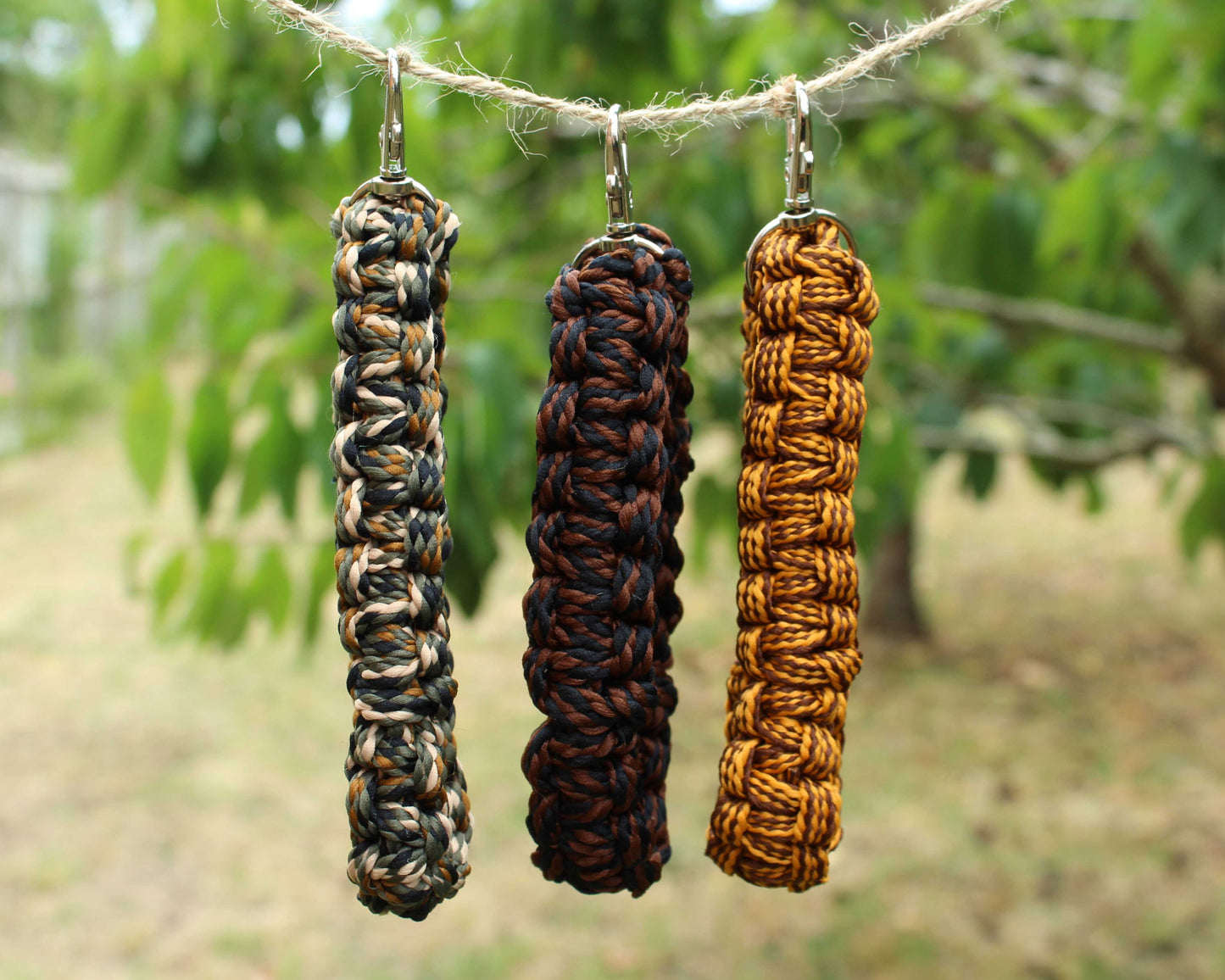 Shoelace Macramé Keychains
