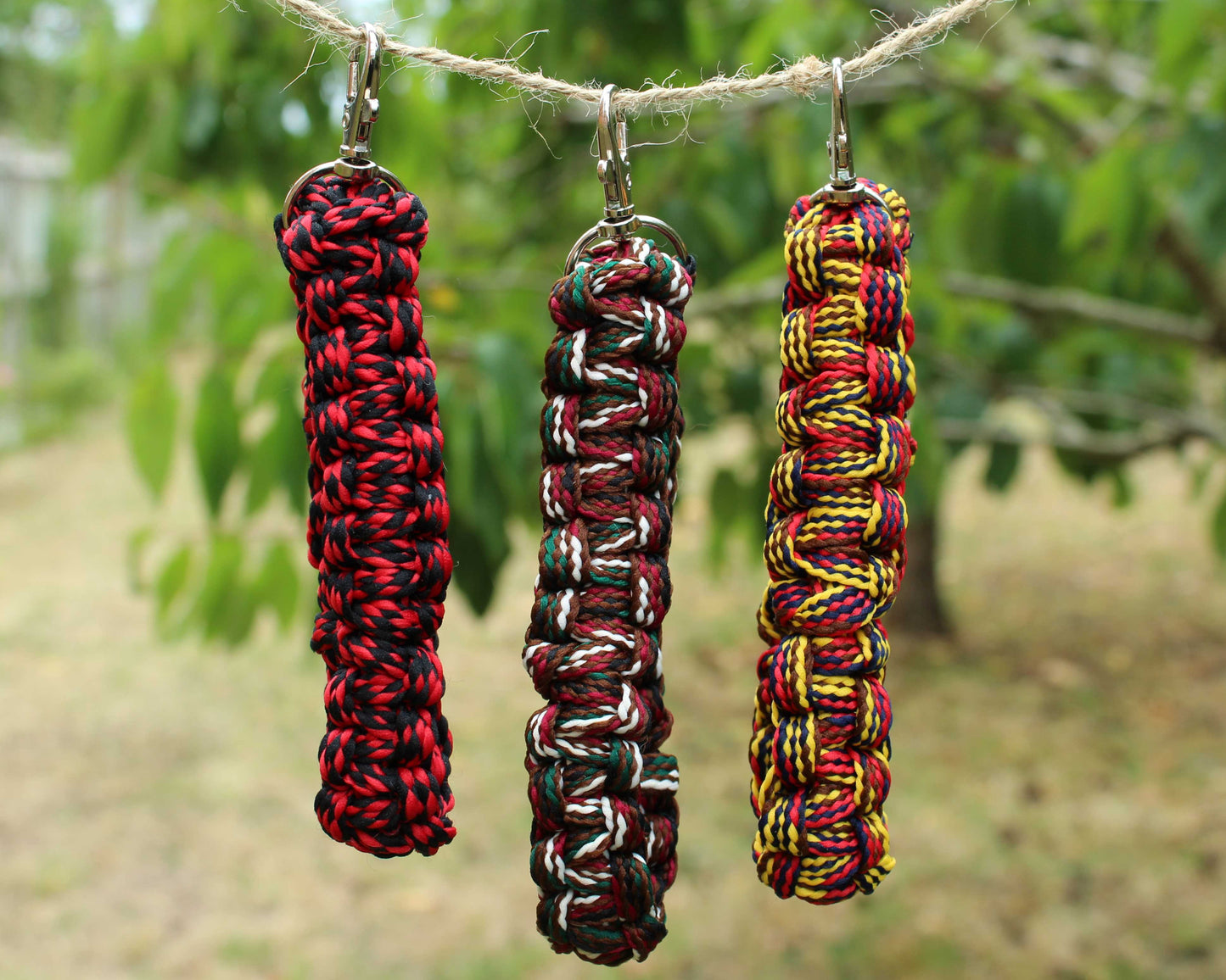 Shoelace Macramé Keychains