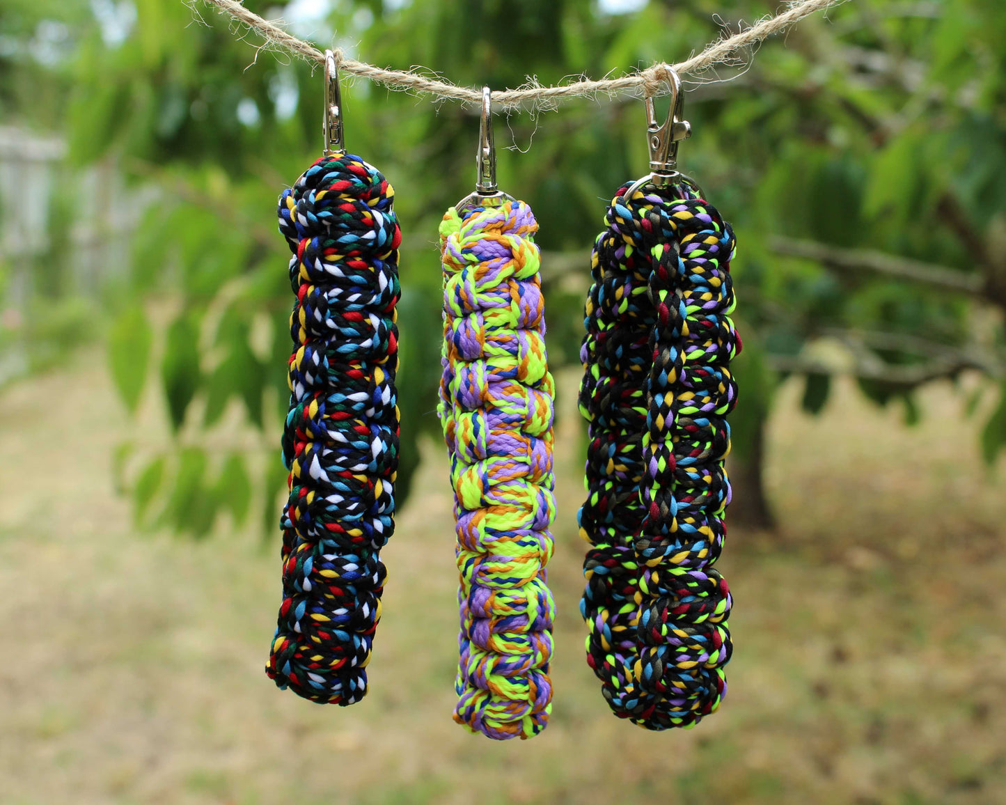 Shoelace Macramé Keychains
