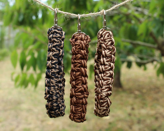 Shoelace Macramé Keychains